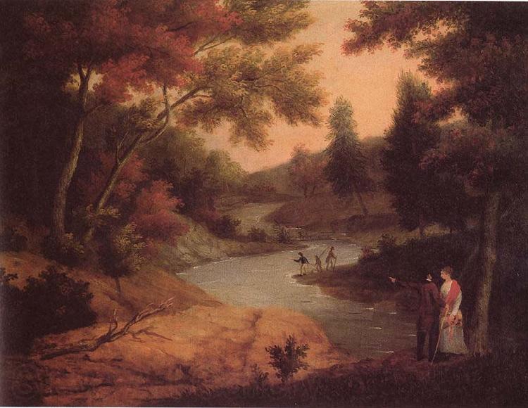 James Peale View on the Wissahickon Spain oil painting art